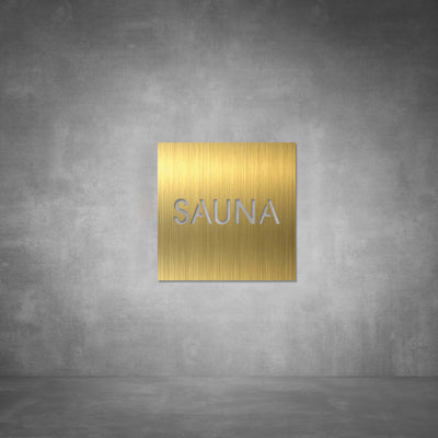 Sauna Sign