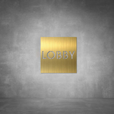 Lobby Sign