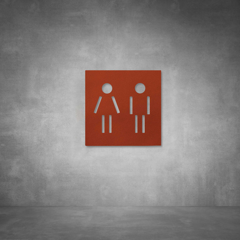 Unisex Toilet Sign | D02