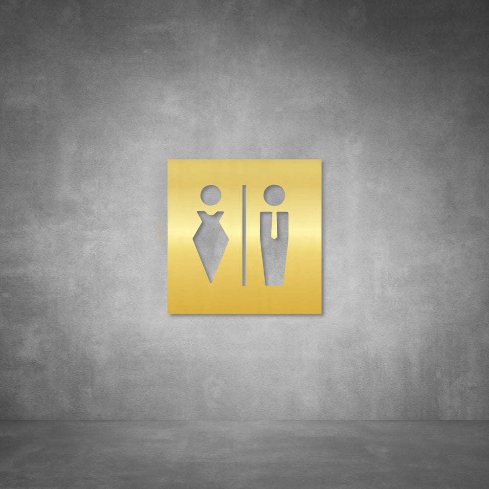 Toilet Male and Female Sign | D04