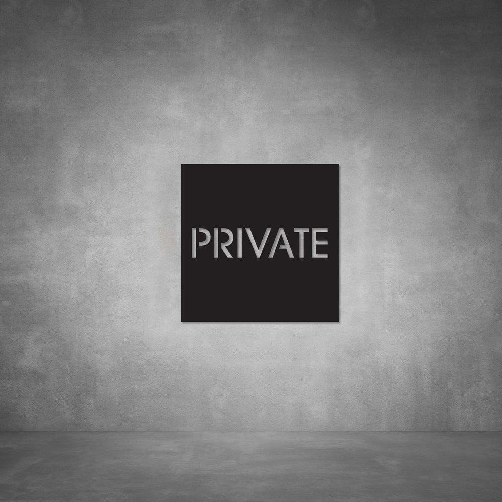 Private Sign