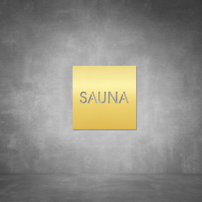 Sauna Sign