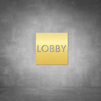 Lobby Sign