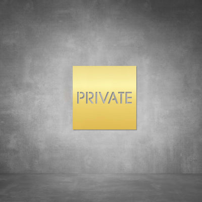 Private Sign