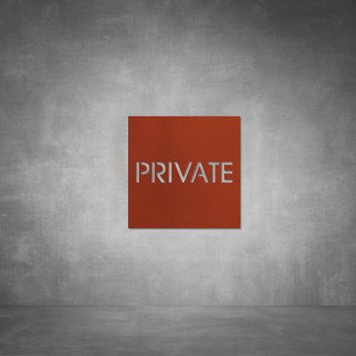 Private Sign