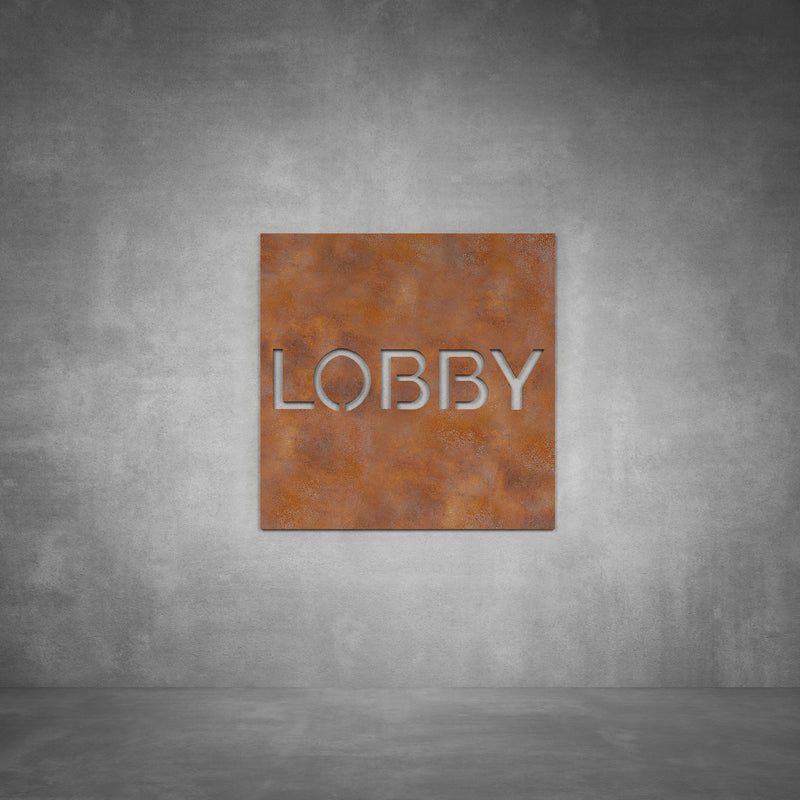 Lobby Sign