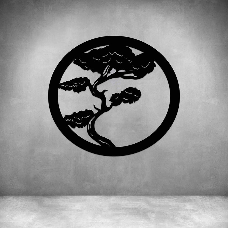 Bonsai Tree in Circle