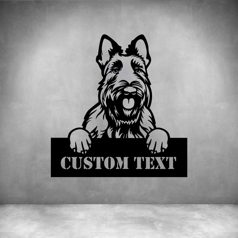 Scottish Terriers with Custom Text